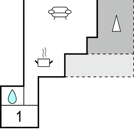 2 Bedroom Cozy In Casa de Férias